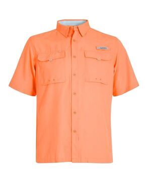 Habit Men's Flushing Bay Short Sleeve Fishing Shirt New sz S